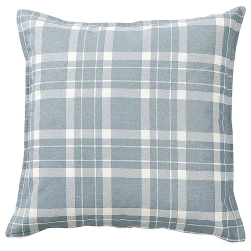 GEMSROT - Cushion cover, check/blue, 50x50 cm