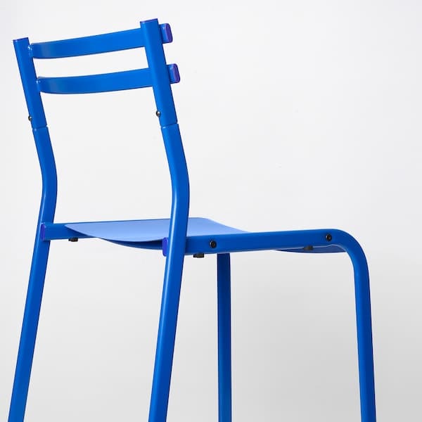Ikea GENESÖN - Chair, metal/blue