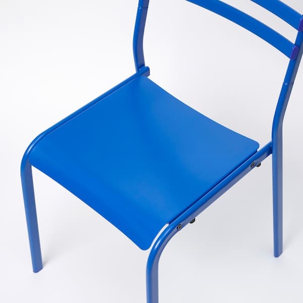 GENESÖN - Chair, metal/blue - best price from Maltashopper.com 80567796