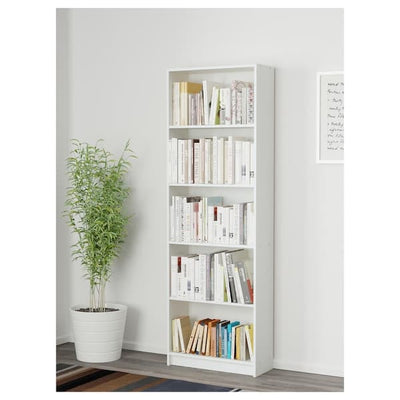 GERSBY - Bookcase, white, 60x180 cm - best price from Maltashopper.com 70261131