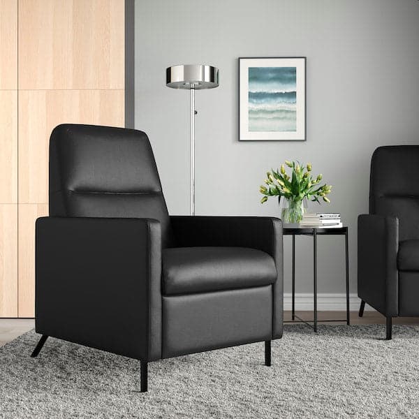GISTAD Reclining Chair - Black Bomstad - best price from Maltashopper.com 40450425