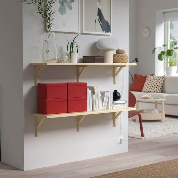 Ikea GJÄTTA - Storage box with lid, velvet brown-red, 18x25x15 cm