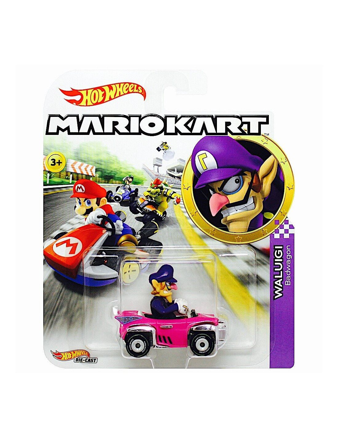 Hot Wheels - Mario Kart: Waluigi, Badwagon