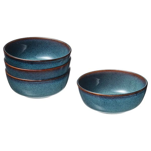GLADELIG - Bowl, blue, 14 cm