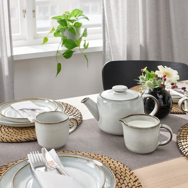 Ikea GLADELIG - Milk/cream jug, grey, 0.4 l