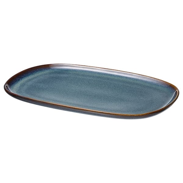 GLADELIG - Plate, blue, 31x19 cm - best price from Maltashopper.com 30503636