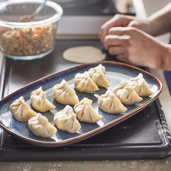 GLADELIG - Plate, blue, 31x19 cm - best price from Maltashopper.com 30503636