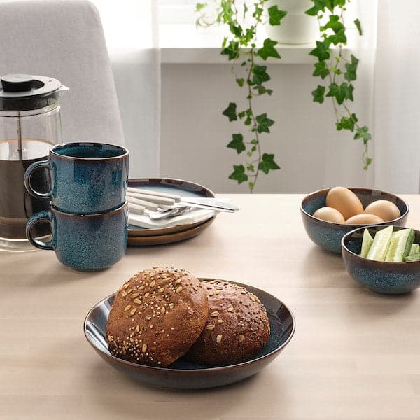 GLADELIG - Deep plate, blue, 21 cm - best price from Maltashopper.com 10503623