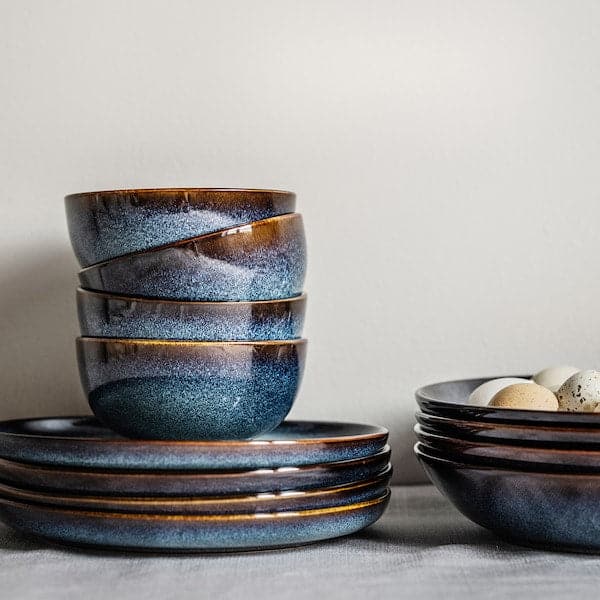 GLADELIG - Deep plate, blue, 21 cm - best price from Maltashopper.com 10503623