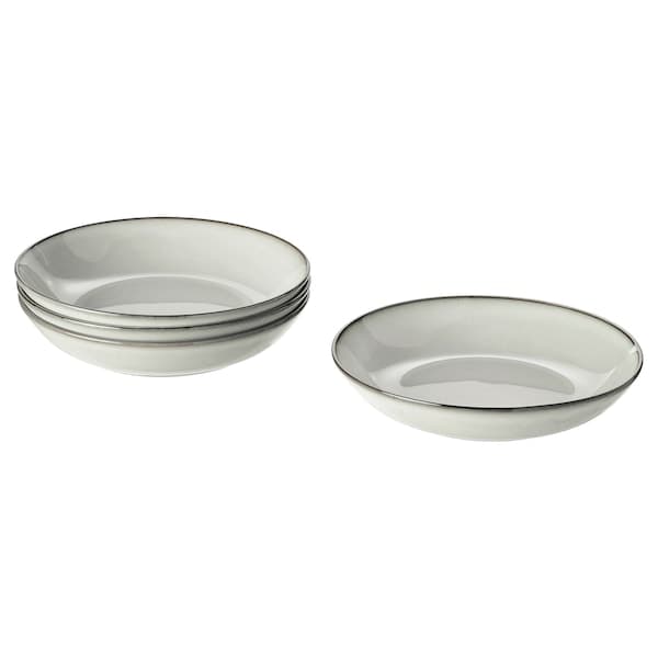 GLADELIG - Deep plate, grey, 21 cm - best price from Maltashopper.com 80457161