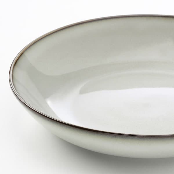 GLADELIG - Deep plate, grey, 21 cm - best price from Maltashopper.com 80457161