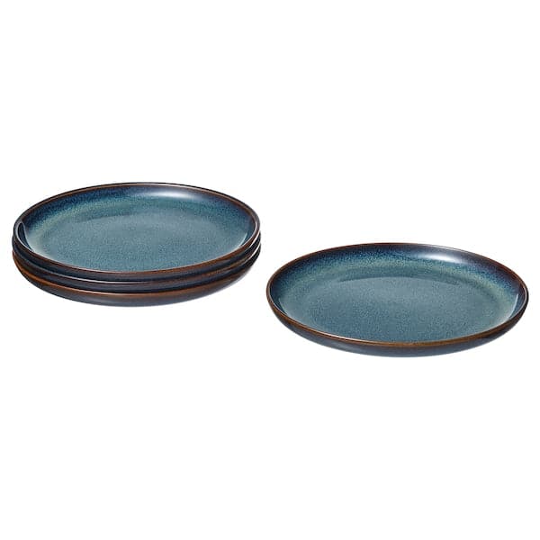 GLADELIG - Side plate, blue, 20 cm - best price from Maltashopper.com 70503639