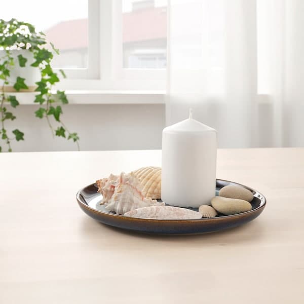GLADELIG - Side plate, blue, 20 cm - best price from Maltashopper.com 70503639