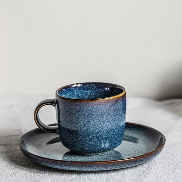 Ikea GLADELIG - Side plate, blue, 20 cm