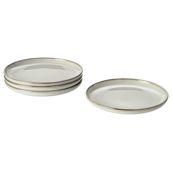 Ikea GLADELIG - Side plate, grey, 20 cm
