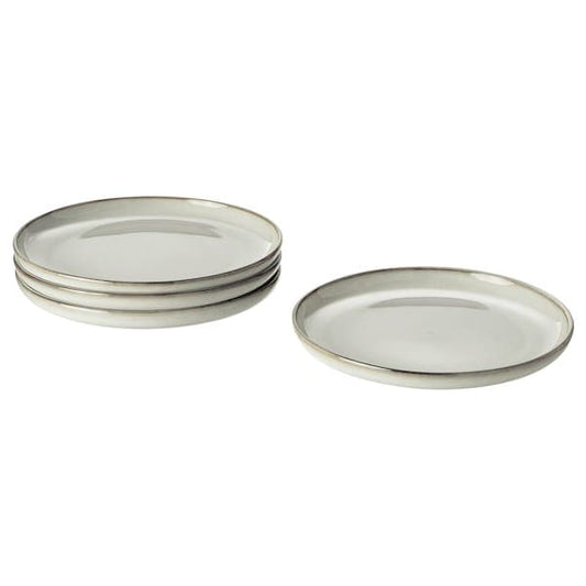 Ikea GLADELIG - Side plate, grey, 20 cm