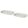 GLADELIG plate, grey, 20x13 cm, 2 pack