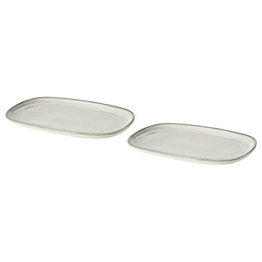 GLADELIG - Plate, grey, 20x13 cm - best price from Maltashopper.com 10470566