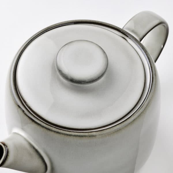 GLADELIG - Teapot, grey, 1.2 l - best price from Maltashopper.com 00537548