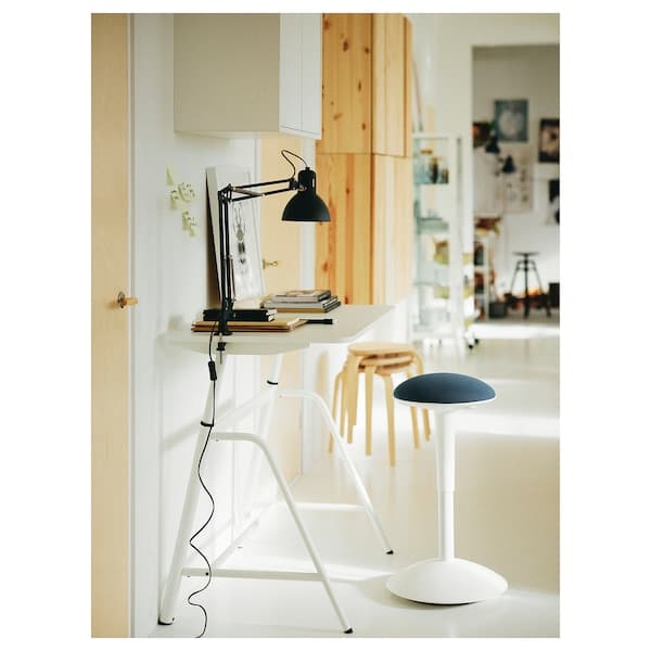 GLADHÖJDEN - Desk sit/stand, white, 100x60 cm - best price from Maltashopper.com 30493939