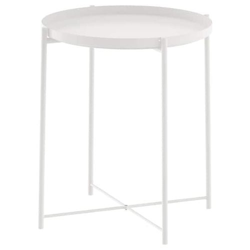 GLADOM - Tray table, white, 45x53 cm