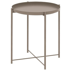Ikea GLADOM - Tray table, dark grey-beige, 45x53 cm