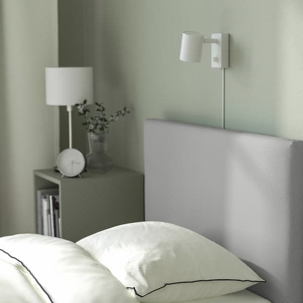 GLADSTAD Padded bed structure - Light grey Kabusa 90x200 cm , 90x200 cm - best price from Maltashopper.com 50490459