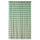 GLANSHAGTORN curtain, 1 piece, green white/black, 300x300 cm
