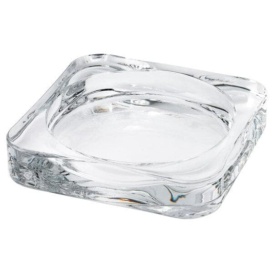 GLASIG - Candle dish, clear glass, 10x10 cm - best price from Maltashopper.com 60259143