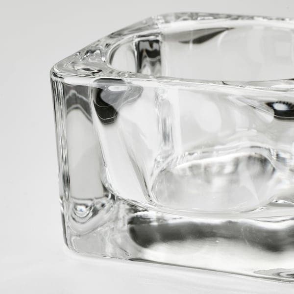 GLASIG - Tealight holder, clear glass, 5x5 cm - best price from Maltashopper.com 00259141