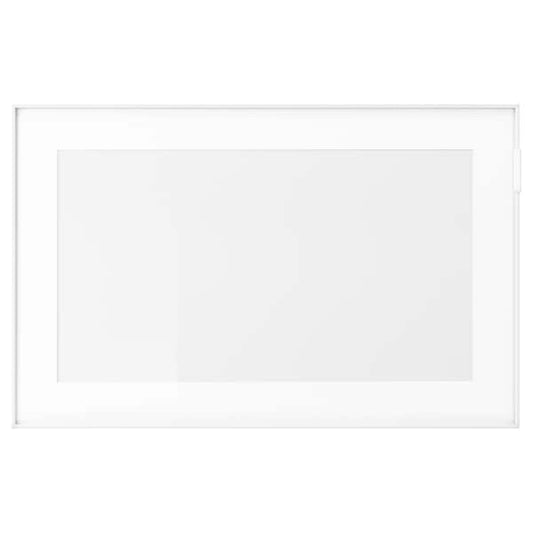 GLASSVIK - Glass door, white/clear glass , - best price from Maltashopper.com 20291654