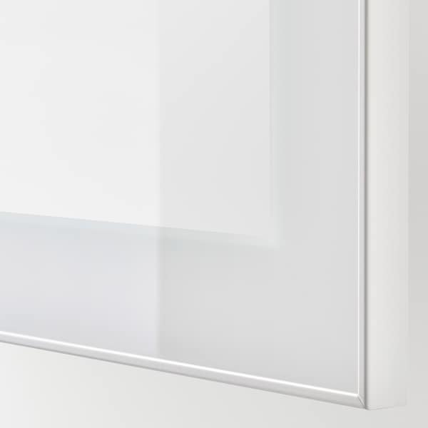 GLASSVIK - Glass door, white/clear glass , - best price from Maltashopper.com 20291654