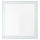 GLASSVIK - GLASSVIK Glass door, white/light green clear glass, 60x64 cm