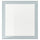 GLASSVIK glass door, light grey-blue/clear glass, 59.6x63.7 cm