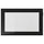 GLASSVIK - GLASSVIK Glass door, black/clear glass, 60x38 cm