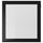 GLASSVIK - GLASSVIK Glass door, black/clear glass, 60x64 cm