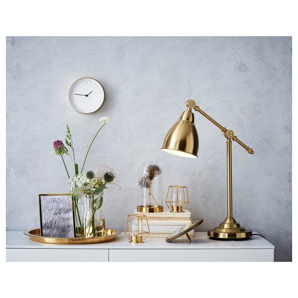 GLATTIS - Tray, brass-colour, 38 cm - best price from Maltashopper.com 70350113