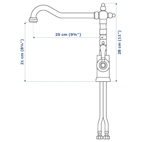 GLITTRAN Mixer - brass color , - best price from Maltashopper.com 10468511