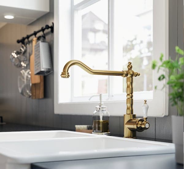 Ikea GLITTRAN Mixer - brass color ,
