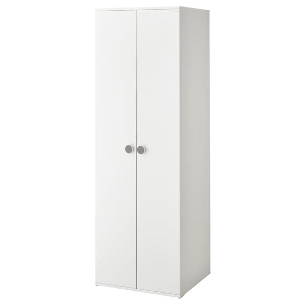 GODISHUS - Wardrobe, white, 60x51x178 cm - best price from Maltashopper.com 50422494