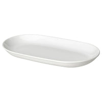 GODMIDDAG - Serving plate, white, 27x14 cm - best price from Maltashopper.com 80479648