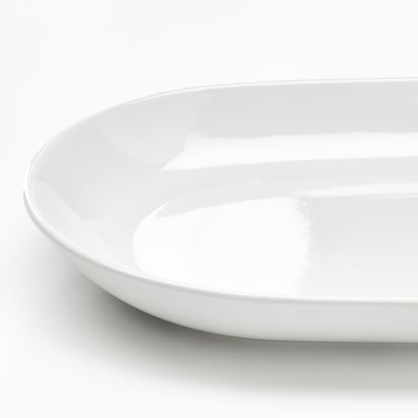 GODMIDDAG - Serving plate, white, 32x18 cm - best price from Maltashopper.com 80477201