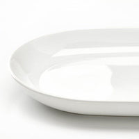 GODMIDDAG - Serving plate, white, 36x22 cm - best price from Maltashopper.com 50479720