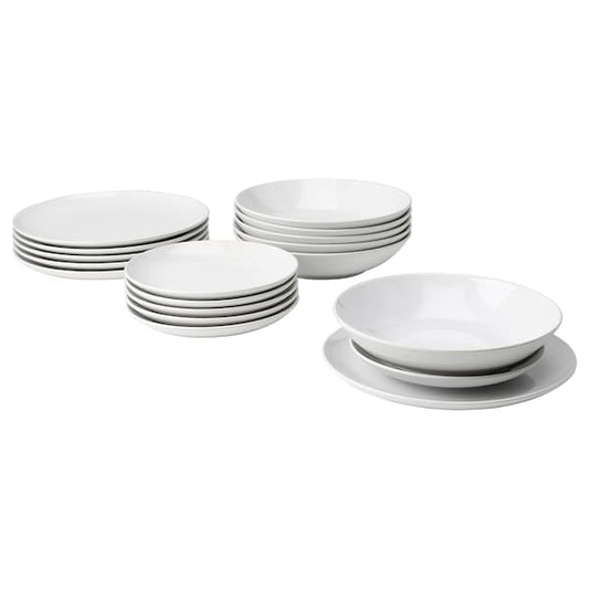 GODMIDDAG - 18 Piece Service, White , - best price from Maltashopper.com 30564682