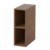 GODMORGON open cabinet, Gillburen brown stained ash effect, 20x45x58 cm