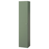 GODMORGON high cabinet, Gillburen grey-green, 40x32x192 cm