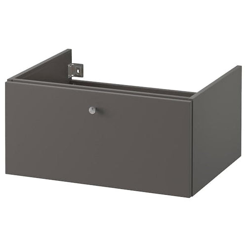 GODMORGON - Wash-stand with 1 drawer, Gillburen dark grey, 60x47x29 cm