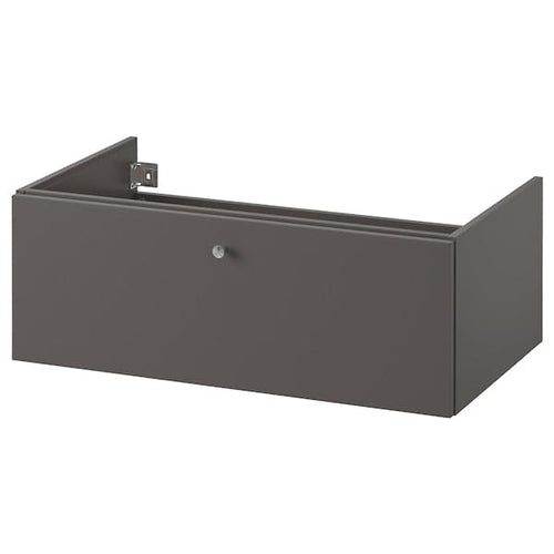 GODMORGON - Wash-stand with 1 drawer, Gillburen dark grey, 80x47x29 cm
