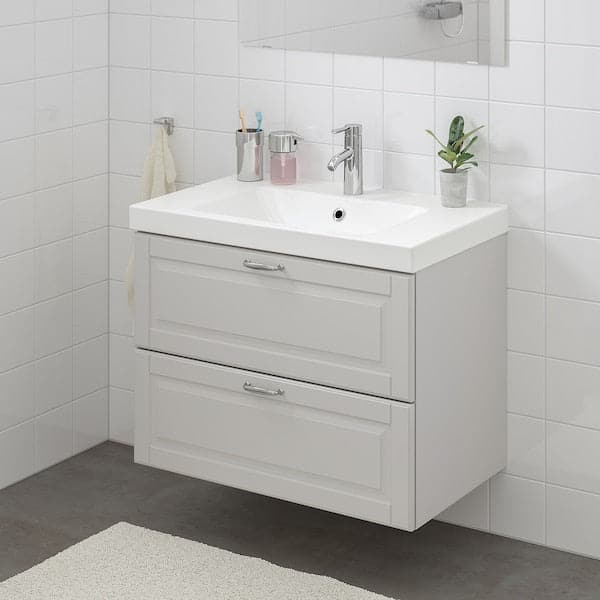 GODMORGON / ODENSVIK - Washbasin cabinet with 2 drawers