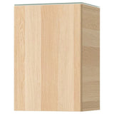 GODMORGON wall cabinet with 1 door, white stained oak effect, 40x32x58 cm